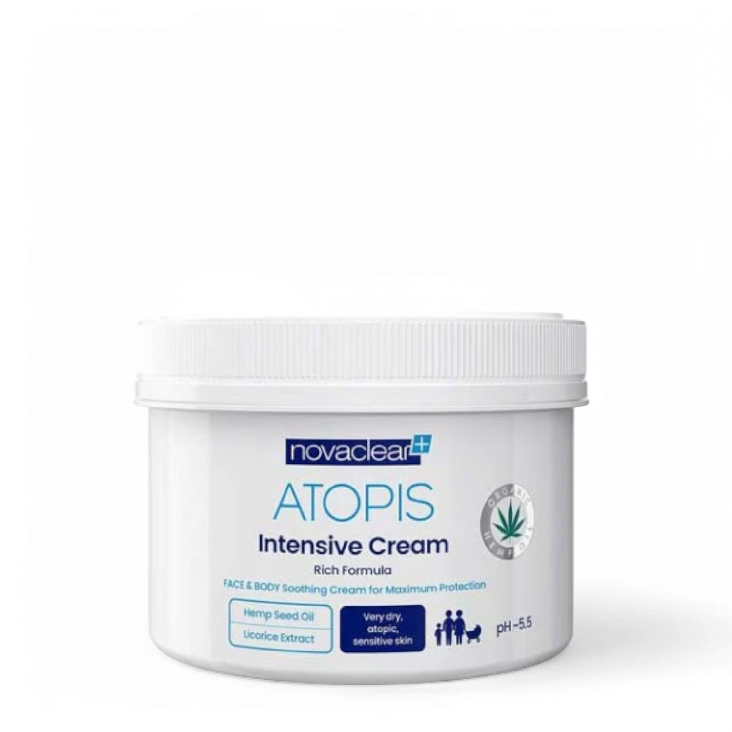 ATOPIS Moisturizing intensive cream for face and body – testápoló 500 ml